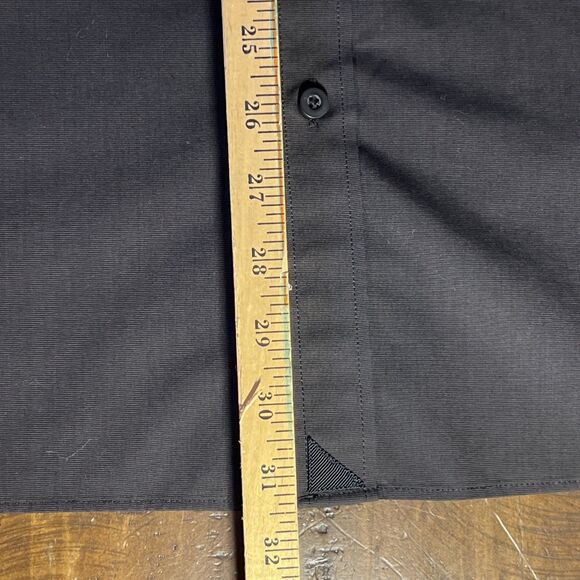 Untuckit Black Stone Button Up Shirt Mens Size 3XL Long Sleeve Business Office - Picture 5 of 5